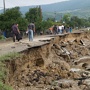 nordul judetului afectat grav de alunecarile de teren