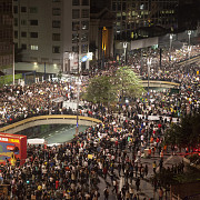 sute de persoane au manifestat impotriva cupei mondiale la sao paulo
