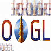 google sarbatoreste ziua nationala a romaniei printr-un logo in care apare coloana infinitului