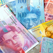 nivel record pentru francul elvetian fata de euro
