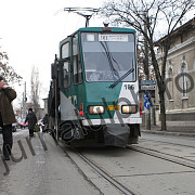 primul tramvai intra in probe pe traseu pe linia 101