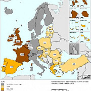 harta salariilor minime din europa