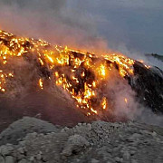 incendiu la groapa de gunoi a orasului baicoi a fost emis mesaj ro-alert