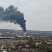 explozie puternica in lugansk s-a tras intr-un depozit de combustibil