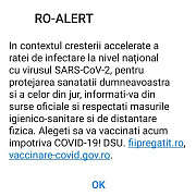mesaj ro-alert alegeti sa va vaccinati acum impotriva covid-19 informati-va din surse oficiale
