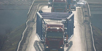 transport agabaritic pe ruta portul oltenita- dn1a circulatia ingreunata pana duminica 4 februarie