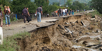 nordul judetului afectat grav de alunecarile de teren