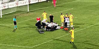 exclusiv la un pas de tragedie pe terenul de fotbal in romania video