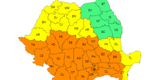 noi avertizari cod galben si cod portocaliu emise de meteorologi