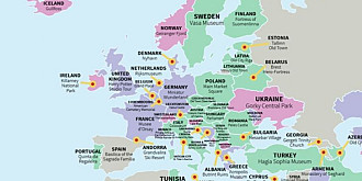 harta obiectivelor turistice din intreaga lume care este cea mai importanta atractie din romania in opinia turistilor