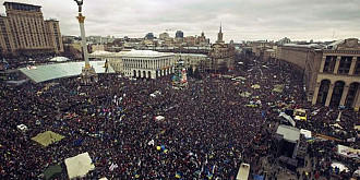 un million de ucrainieni sunt asteptati in centrul kievului