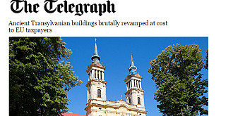 finantarea pentru restaurarea manastirii maria radna a fost blocata dupa un articol aparut in the telegraph