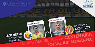 meciul spectacol dintre nationala legendelor si nationala artistilor a fost mutat pe stadionul ilie oana