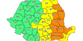 avertizarea meteo actualizata cod portocaliu de fenomene extreme - unde lovesc furtunile de gheata