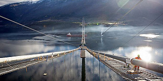 podul din nori a fost inaugurat in norvegia