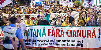 o noua duminica de proteste fata de proiectul rosia montana