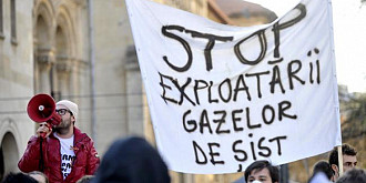 protest continental impotriva exploatarii gazelor de sist