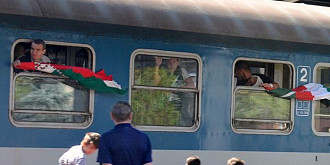 trenul cu maghiari s-a stricat in drum spre covasna