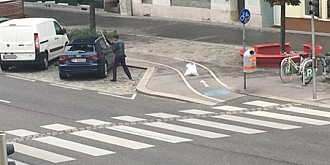 roman arestat la viena dupa ce a vandalizat un autoturism si a amenintat politisti cu un cutit